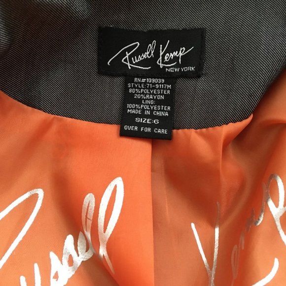 Russell Kemp Women Blazer Jacket Size 6 Gray - Picture 5 of 5